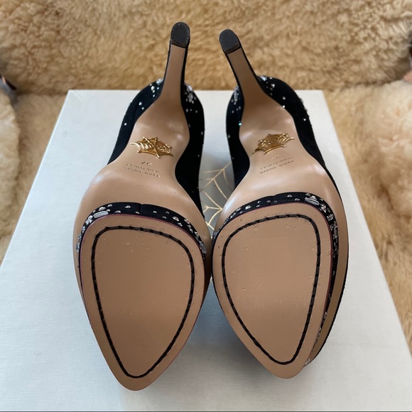 SOLD! NWT Charlotte Olympia Bejewelled Dolly Pumps - Picture 6 of 8